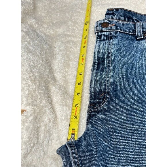 Levis 550 Mens Dark Wash Loose Fit Straight Size 36/32 Y2K Dad Jeans Work Pants - Picture 13 of 15